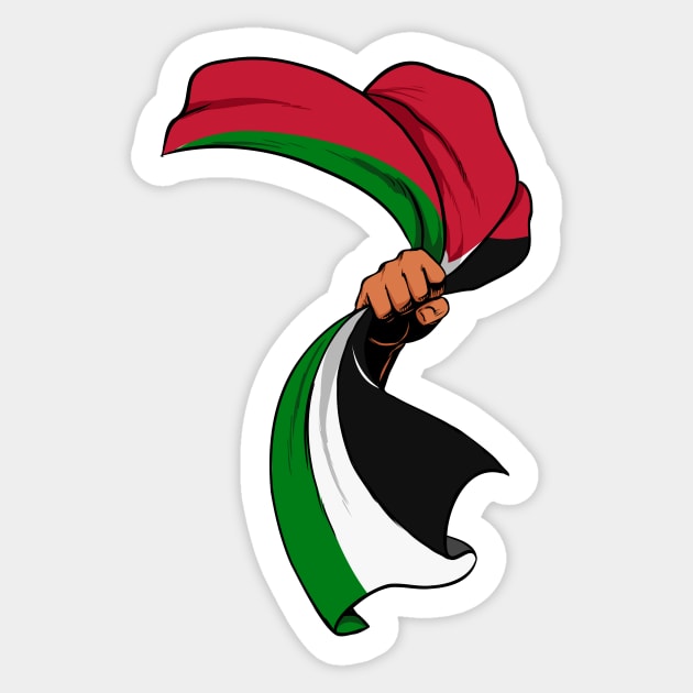 Free Palestine Sticker by Amharic Avenue